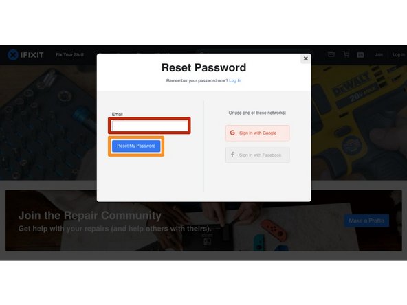 How to Reset Your User Account Password: step 3, image 1 of 1