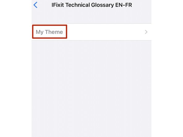 Importing the iFixit Technical Glossary into "WordTheme" (iOS): step 5, image 2 of 3