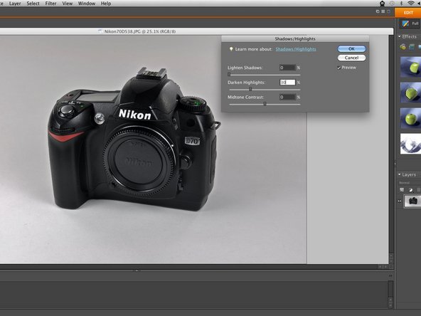 How to Post-Process Pictures, Shadows/Highlights: step 2, image 2 of 3