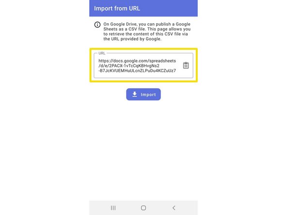 Importing the iFixit Technical Glossary into "WordTheme" (Android), Choosing the glossary file for import: step 2, image 3 of 3