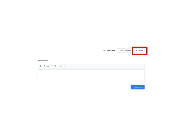 How to Add a Comment on a Guide, Watching Comments: step 3, image 1 of 2