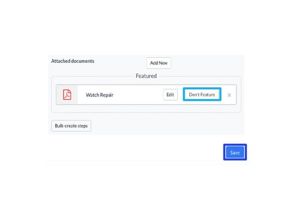 How to Feature a PDF on a Guide, Feature the PDF Document: step 4, image 3 of 3