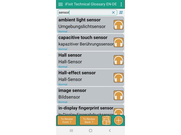 Importing the iFixit Technical Glossary into "Own Dictionary with Gifs", Searching for words: step 4, image 3 of 3