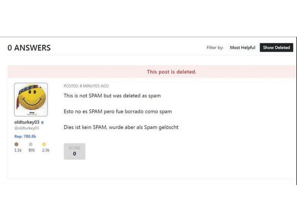 How to correct erroneous spam decisions: step 2, image 3 of 3