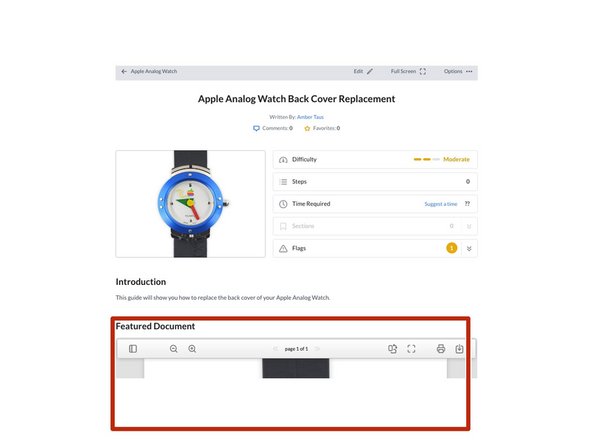 How to Feature a PDF on a Guide: step 5, image 1 of 1