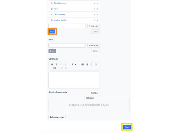 How to Add Parts and Tools: step 3, image 2 of 2