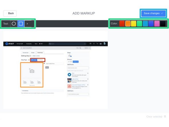 How to Create a Guide, Add Image Markup: step 9, image 2 of 3
