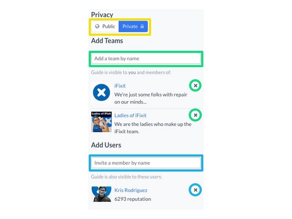 How to Create a Guide, Set Your Paramaters: step 5, image 2 of 3