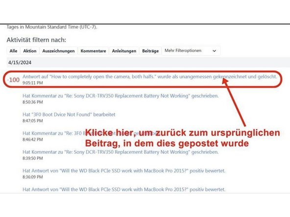 How to correct erroneous spam decisions: step 2, image 2 of 3