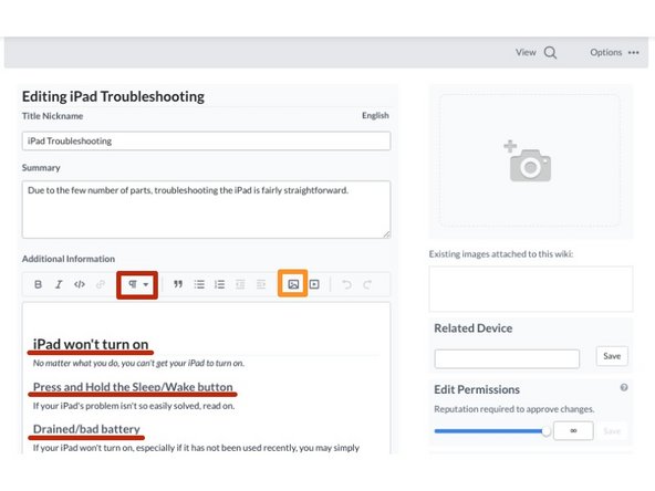 How to Create a Wiki Page: step 3, image 1 of 1