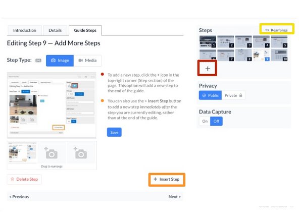 How to Create a Guide, Add More Steps: step 10, image 1 of 1