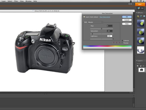 How to Post-Process Pictures, Hue/Saturation: step 5, image 3 of 3