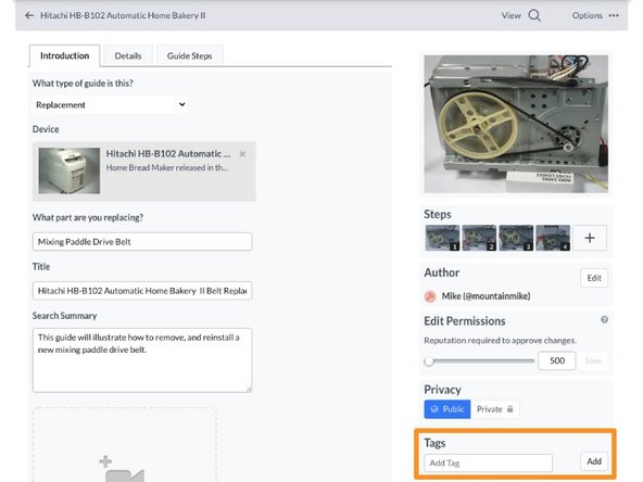 How to Add Tags to a Guide, How to Add Tags to a Guide: step 1, image 2 of 2
