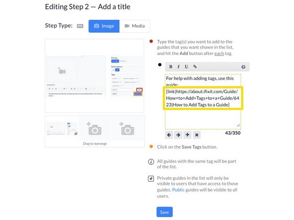 How to Create a Link, Insert Link URL: step 3, image 2 of 2