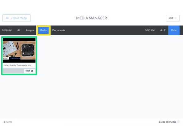 How to Embed Media in Guide Steps, Via URL: step 3, image 2 of 2