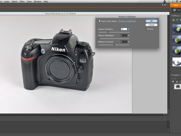 How to Post-Process Pictures, Shadows/Highlights: step 2, image 3 of 3