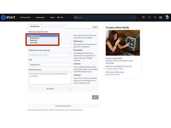 How to Create a Guide: step 3, image 1 of 1