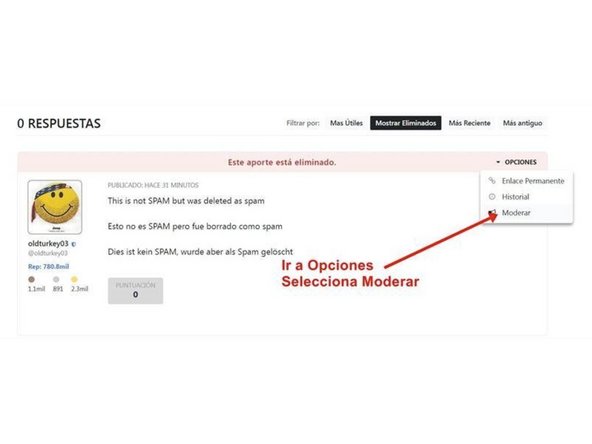 How to correct erroneous spam decisions: step 4, image 2 of 3