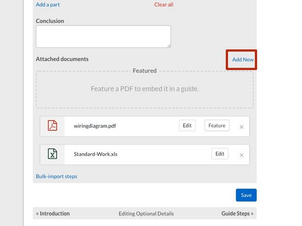 How to Upload a PDF and Link to It, Upload Documents: step 1, image 1 of 3