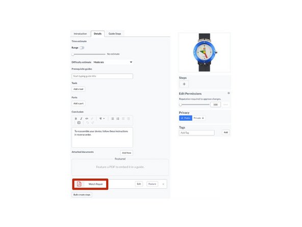 How to Edit an Attached Document, View Changes: step 3, image 1 of 1