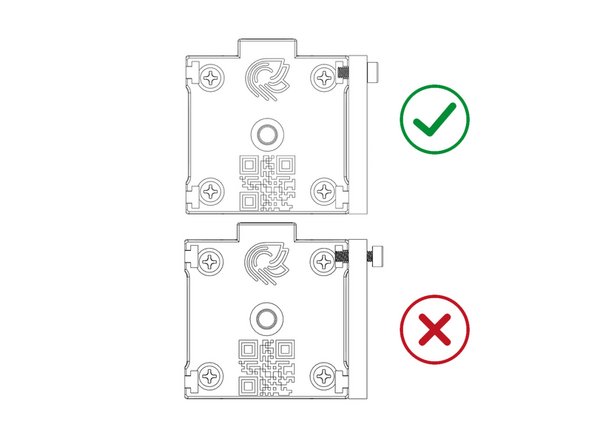 Using screws longer than 8mm with a 5mm thick mount will result in damaging the T- slots.