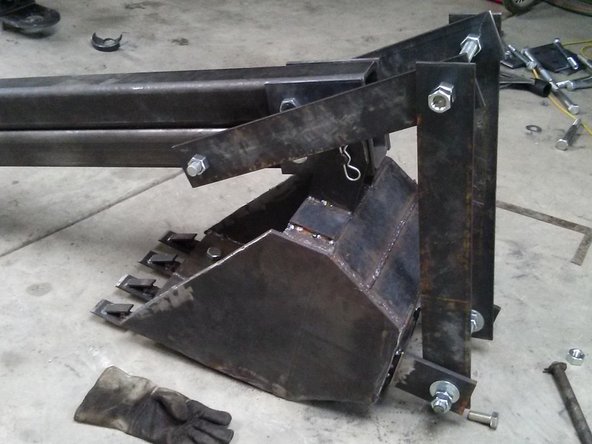 Contructing the Backhoe Bucket