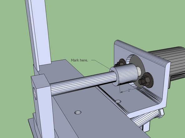 Cut the coupler down so it's 2" long. It doesn't matter from which side you cut it.