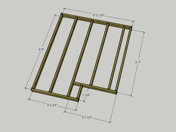 Next, cut the pieces for the frame with the notch, and stack these separately from the pieces from the previous step.