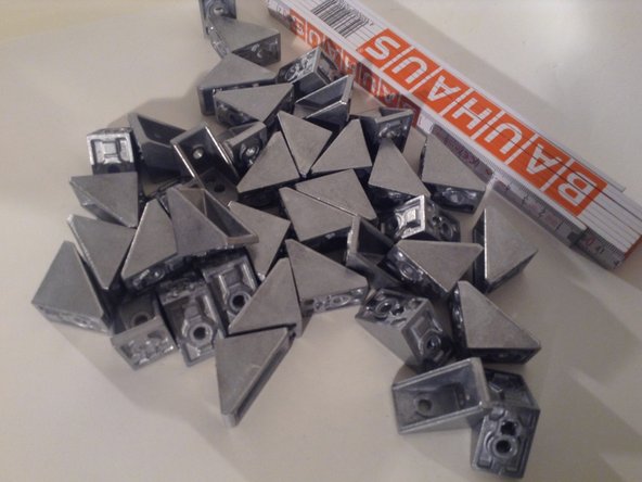 Angle bracket, single. 39 of these.