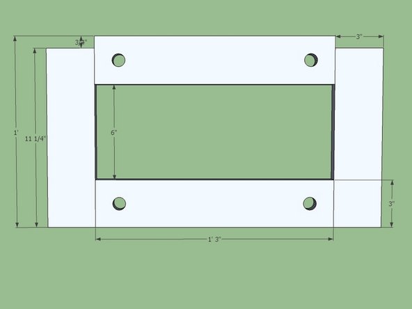 Weld the pieces together, insuring everything is square.