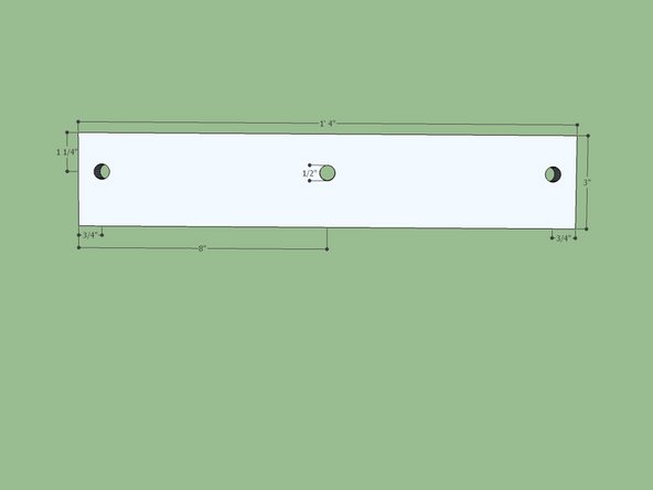 Punch the holes in the main plates and the spacer plates.