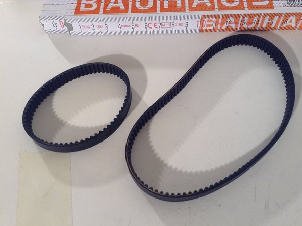 timing belt GT 3M, 9mm, 65 teeth
