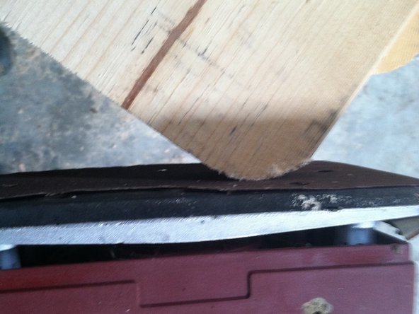 Use a jigsaw to cut the rounded corners, as seen in photo 2.