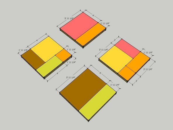 Cutting the MicroHouse 2 Floor Decking Pieces