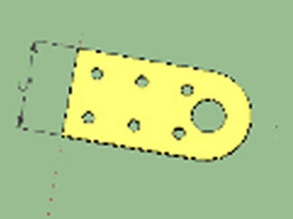 one large perforation 00"