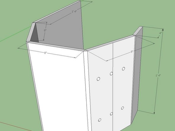 Acquire two ½” thick steel plates that are 8”x16”, one plate that is 4”x16”, and one plate that is a 16” square.