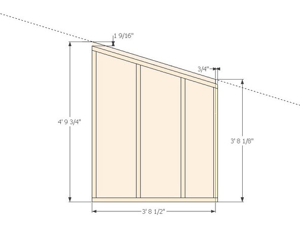 1: 1/2"x4'x8' Plywood Sheet