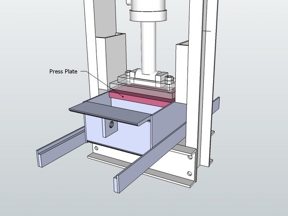 Attach the cylinder to a hydraulic pump or power cube and contract the cylinder at least 1".
