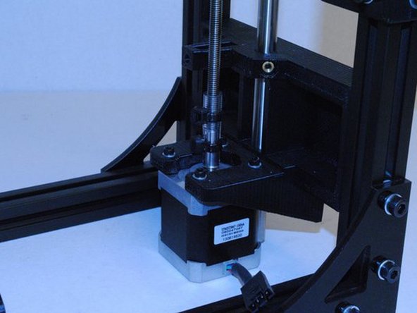 Adjust the height of the Z nut holder by spinning it to get it close in height to the X end idler.