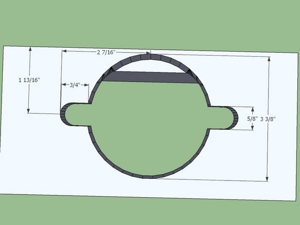 Torch the hole for mounting the motor in the 8" piece of 4x4 angle. Grind off the slag.