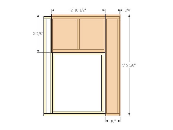 Cut and attach interior sheathing (plywood)