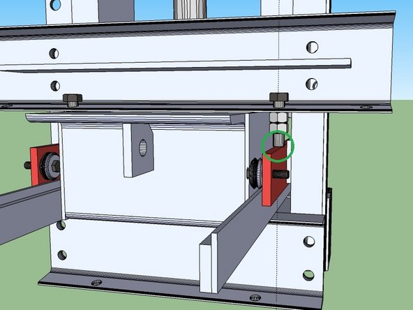 Loosely bolt on the drawer members.