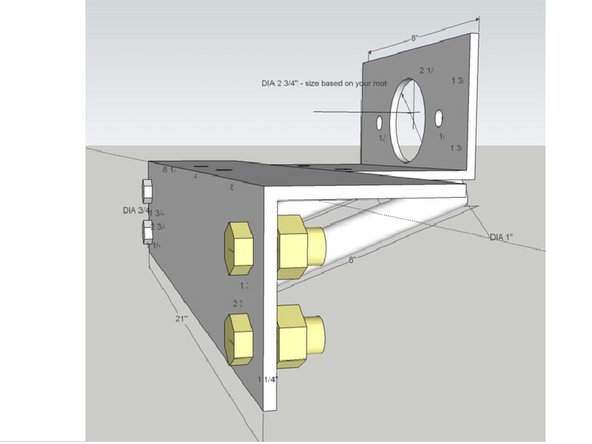 Lay one support on the table, with the grate mount slot touching the table.