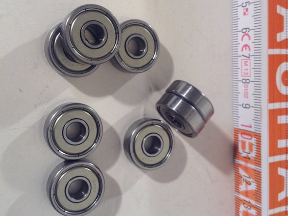 [8] ball bearing, 6x19x6