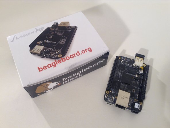 Beagle Bone black preloaded with Ubuntu and laser sore app. The board later gets a dongle for Wi-Fi USB. Board is either bought from Nortd Labs - or instructions for uploading code are at http://www.lasersaur.com/manual/bbb_setu...