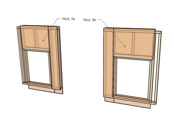 Gather materials for mod 9a&amp;b (these are enough materials for BOTH walls)
