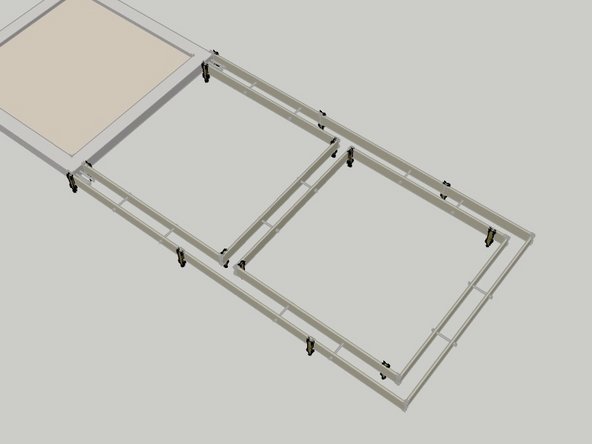 Also cut 12 pieces of all-thread to 18" in length. These will be positioned through the forms as shown in Image 2. The all-thread will go at the 1/3 points on each side of the module. This means at the 4' and 8' points along each wall, you will drill 5/8" holes halfway up the height of your form boards to feed the all-thread through.