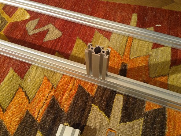 Build the verticals of the door frame.