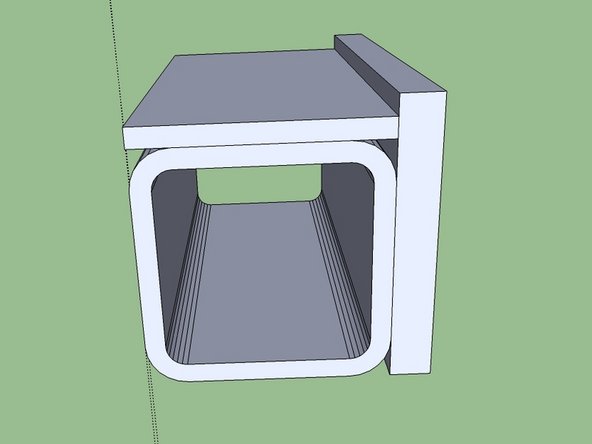 Place the vertical support and tack it in multiple places