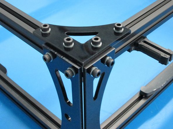 Close any gaps there may be at the ends of the extrusions.